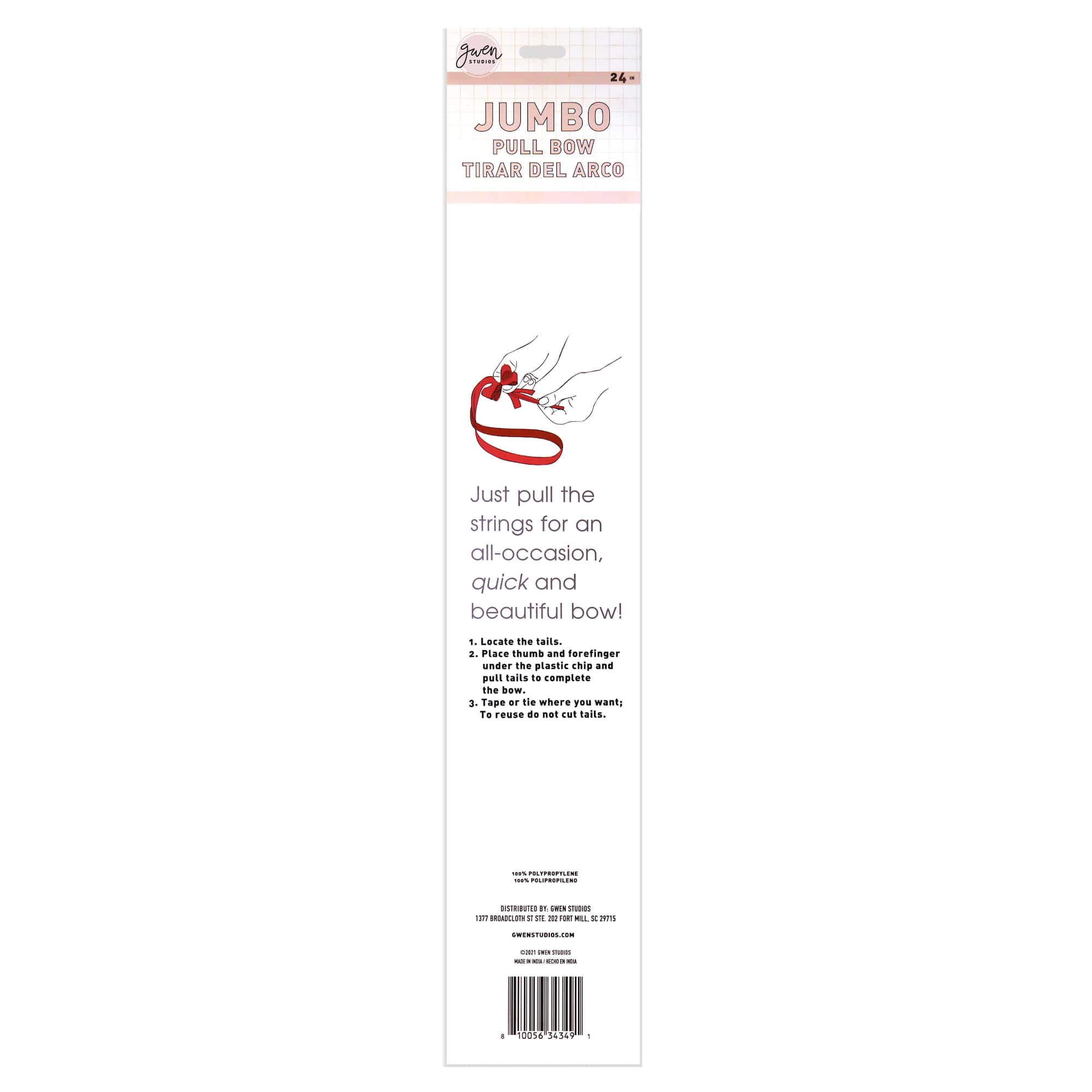 Gwen Studios 24" Giant Red Waterproof Car Bow